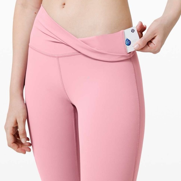 Lululemon pink taupe Wunder Under Crop high rise *Full-On Luxtreme 21" leggings - Picture 8 of 9